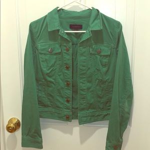 Green Talbots jacket with pockets